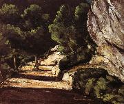 Paul Cezanne, path through the woods